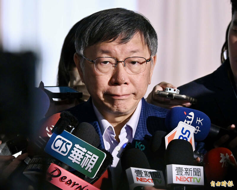 民眾黨發言人戴于文表示，柯文哲任職市長期間，落實正直誠信、公開透明，不會護航特定廠商，盼議員勿再針對北士科標案捕風捉影。（資料照）