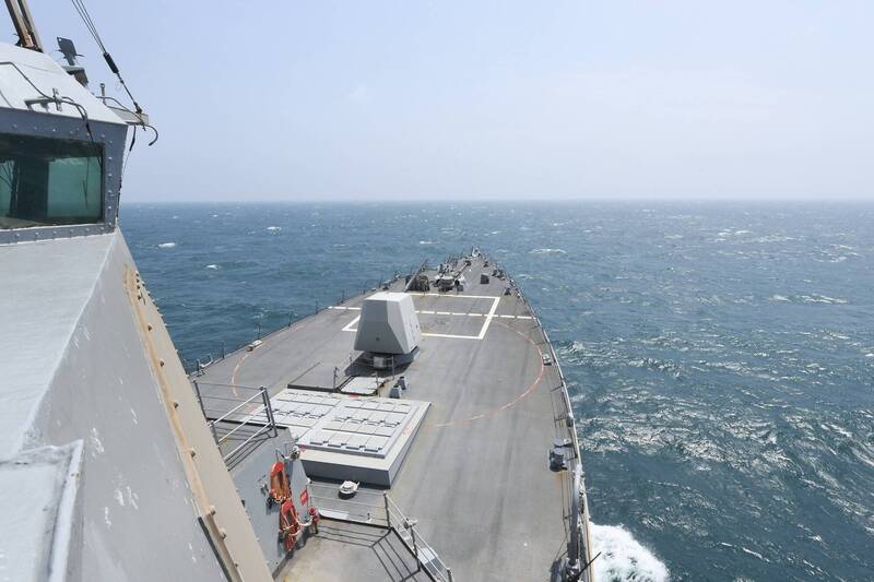 美艦520前夕通過台海 美海軍臉書高調轉貼第七艦隊PO文