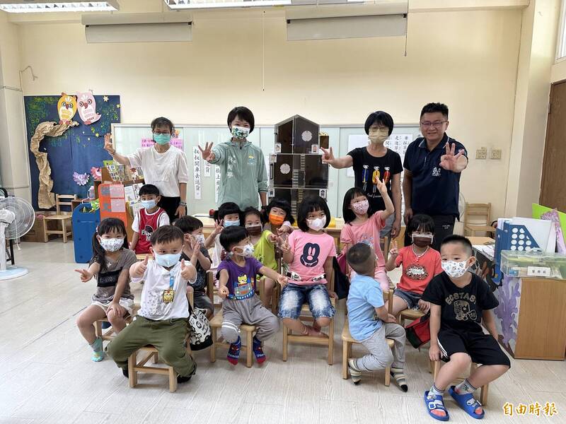 嘉義縣水上鄉立幼兒園將調降師生比。（記者林宜樟攝）