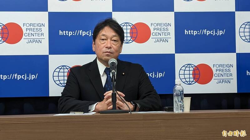 日本前防卫大臣、众议员小野寺五典，8日在东京进行演讲时，被本报问及台日是否可能进行高层安保对话。（记者林翠仪摄）(photo:LTN)