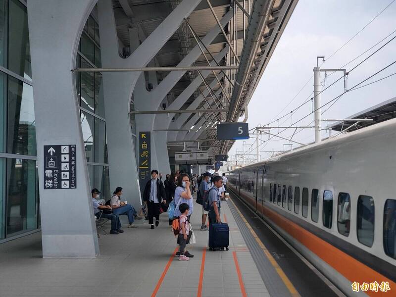 高鐵雲林站7月1日起每週增15班次。（記者黃淑莉攝）