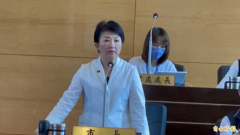 賴清德今就職，出席典禮的台中市長盧秀燕說，新手上任，建議大家「多給祝福、時間及空間」。（記者蘇孟娟攝）