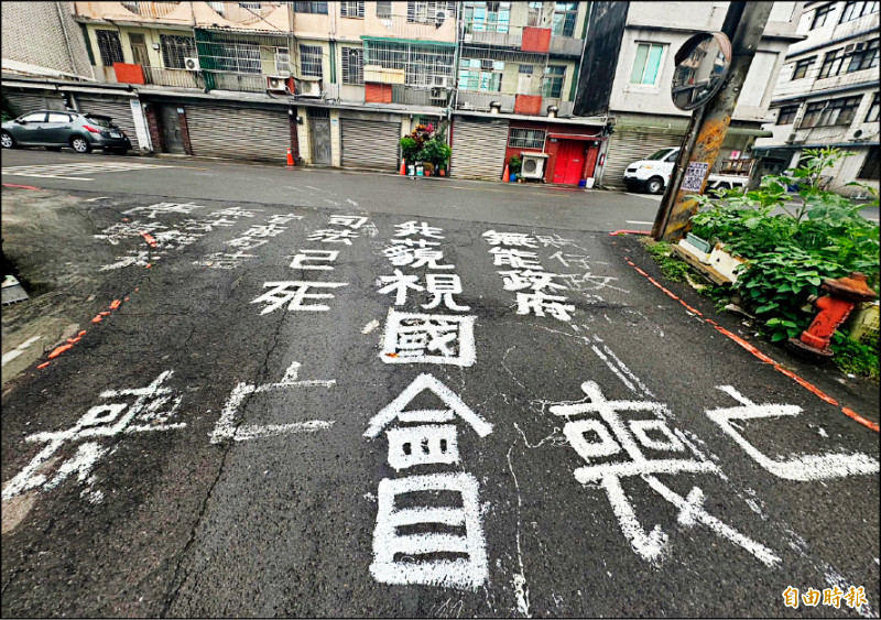 Re: [新聞] 「我藐視國會」 道路被噴白漆抗議