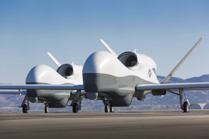 美MQ-4C無人機現身台東外海 專家：偵測中共潛艦