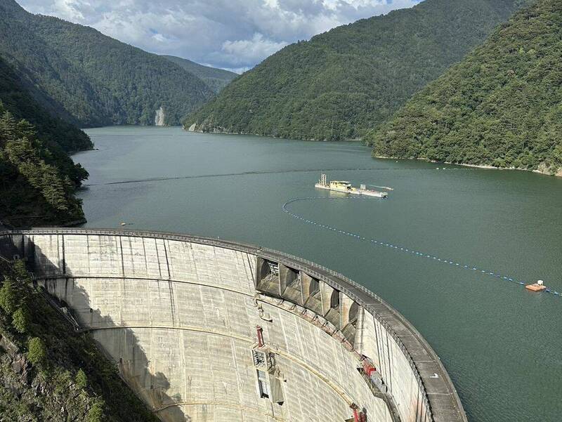 台中德基水庫今天蓄水達91.9%,蓄水量1億7342萬噸,水情穩定。(中水局提供) 台中德基水庫今天蓄水達91.9%,蓄水量1億7342萬噸,水情穩定。(中水局提供)
