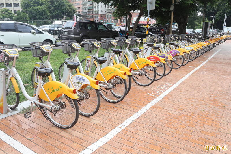 YouBike示意圖。(記者董冠怡攝) YouBike示意圖。(記者董冠怡攝)