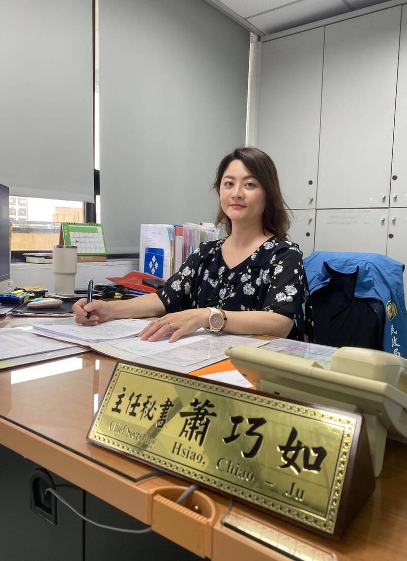 平鎮區長蕭巧如具備地政專業,曾協助桃園市府推動多項建設。(桃市府民政局提供) 平鎮區長蕭巧如具備地政專業,曾協助桃園市府推動多項建設。(桃市府民政局提供)