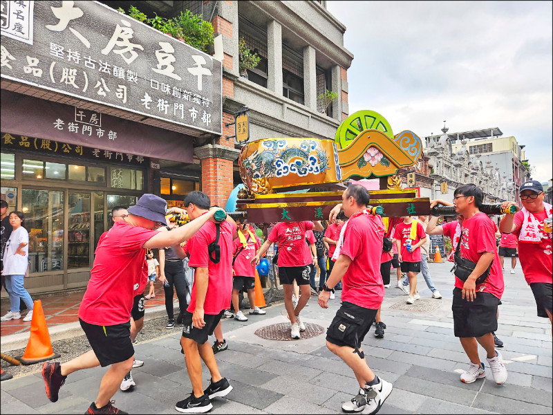 「協義社」墨斗陣。（桃市府提供）