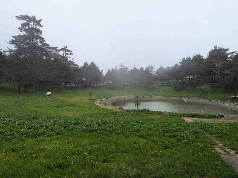 因應颱風來襲，福壽山農場23日下午宣布休園。（福壽山農場提供）