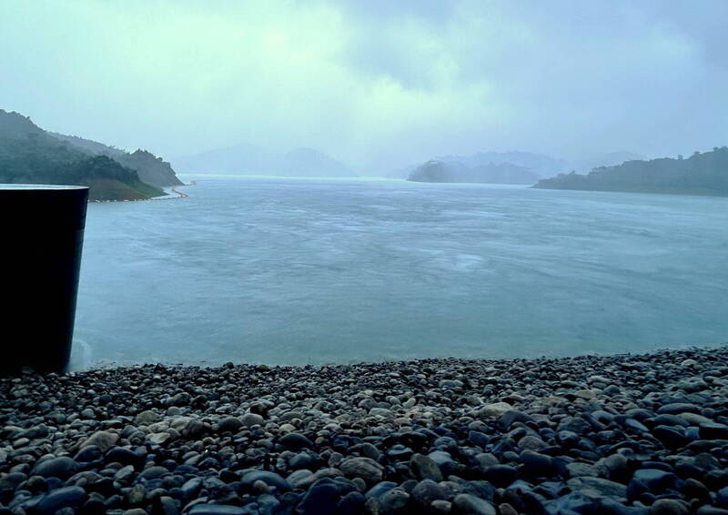 上游降雨豐沛，曾文水庫蓄水率持續飆升。（南水分署提供）