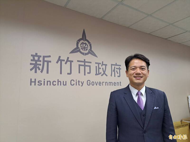 新竹市長高虹安貪污一審有罪將停職，其職務將由副市長邱臣遠將代理。（記者洪美秀攝）