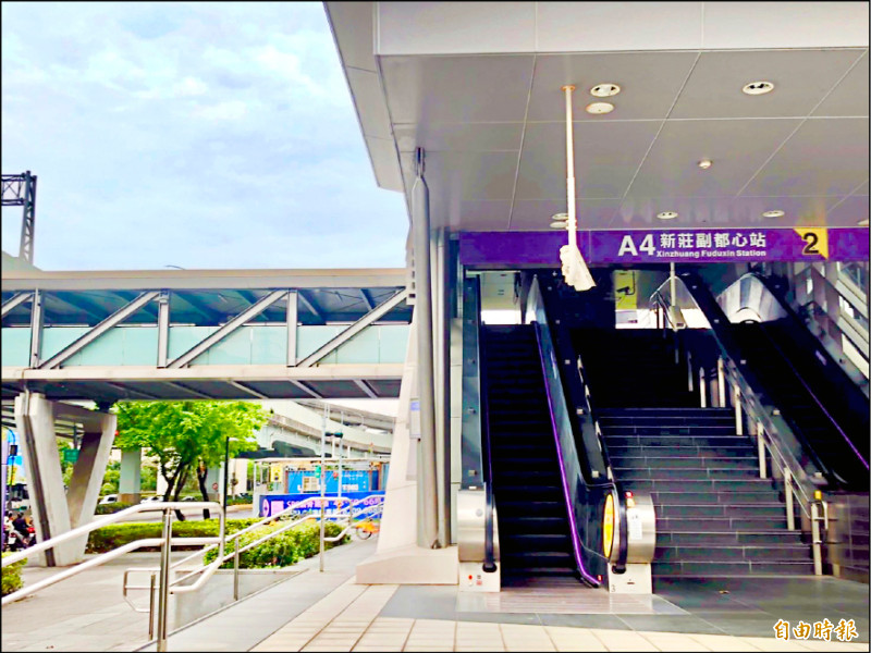 新北市今年逾期未辦理繼承登記的土地及建物即日起列冊管理,其中單筆價值最高的土地位於機場捷運新莊副都心站附近。(記者賴筱桐攝) 新北市今年逾期未辦理繼承登記的土地及建物即日起列冊管理,其中單筆價值最高的土地位於機場捷運新莊副都心站附近。(記者賴筱桐攝)
