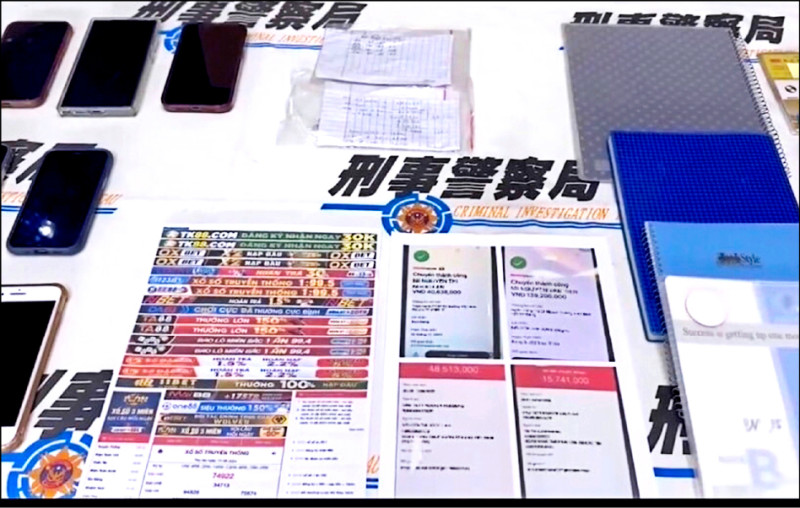 警方查扣相關證物。（警方提供）