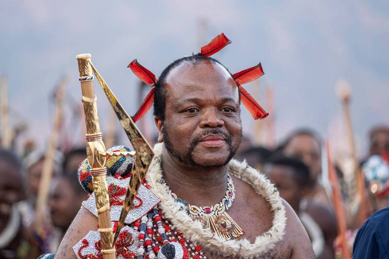 史瓦帝尼的現任國王恩史瓦帝三世（King Mswati III）。（法新社）