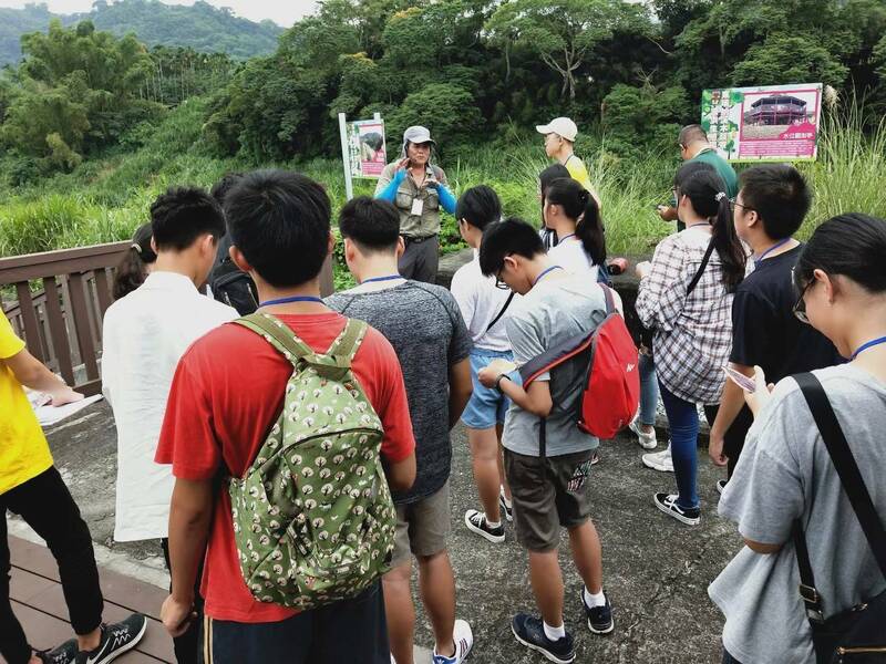 南投縣竹山鎮東埔蚋溪綠美化場地，取得戶外教學場域認證。（東埔蚋溪環境生態協會提供）