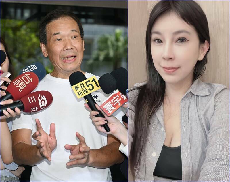 國民黨桃園市議員詹江村踢爆，稱鍾小平（圖左）與柯文哲鬧翻，疑似是因為追求曾代表民眾黨參選桃園市議員的曾姸潔（圖右）未果。鍾小平對此駁斥，不過曾姸潔也控訴，鍾小平傳訊給她「想姸姸」、「喜歡妳」，讓她很不舒服。（圖左資料照、圖右擷自臉書，本報合成）