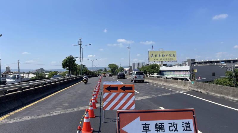 中投公路大里段封閉施工 週五17:00開放通行