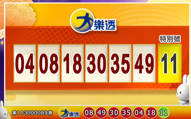 大樂透、49樂合彩開獎號碼。（擷取自三立iNEWS《全民i彩券》）