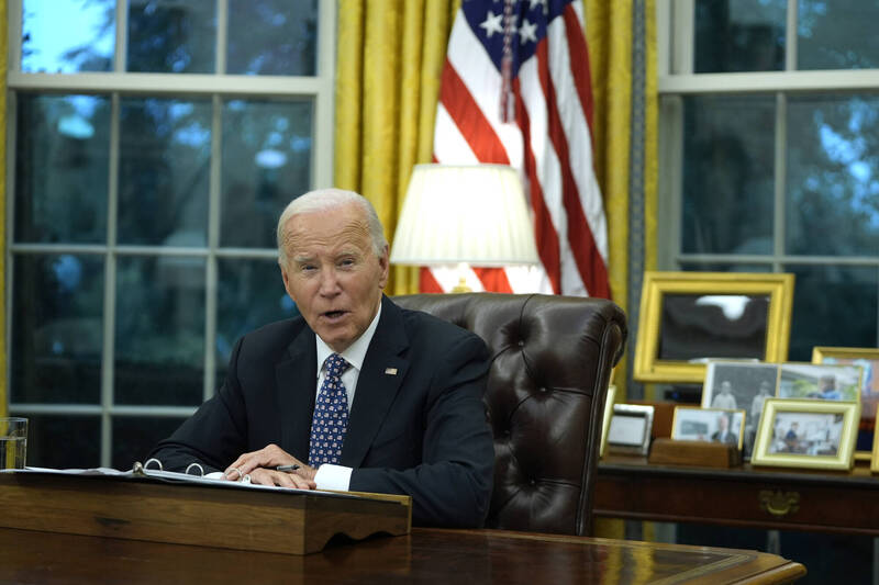 拜登卸任前大手筆援台 因無法確定下任總統對台立場