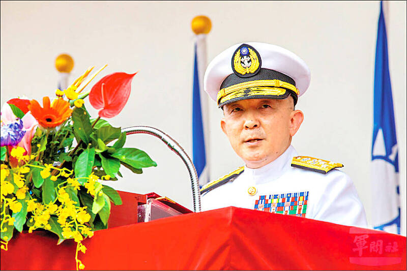 Navy Commander Admiral Tang Hua is pictured in an undated photograph.
Photo courtesy of the Military News Agency