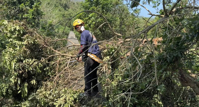 高雄75歲翁昨爬壽山失聯，家屬心急如焚，今傳尋獲1男屍通知認屍。（高市消防局提供）