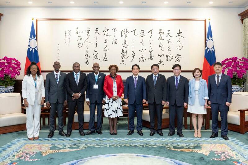接見聖露西亞參眾兩院議長 賴清德：續推價值、經濟外交