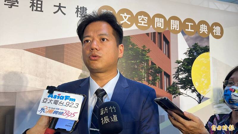 新竹市代理市長邱臣遠。（記者洪美秀攝）