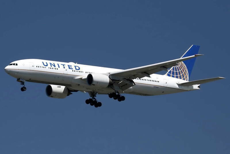 美國聯合航空（United Airlines）將於明年7月開闢東京飛高雄航班。（路透資料照）