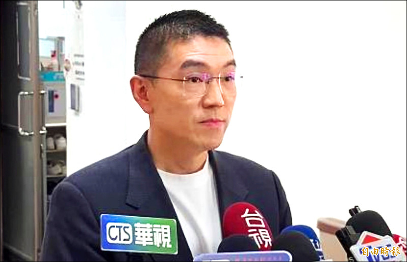 基隆市長謝國樑表示，家族企業的確跟民眾黨有往來，但沒辦法就細節證實或否認，如果他被要求前往北檢說明，會正面積極的全力配合。（記者羅國嘉攝）