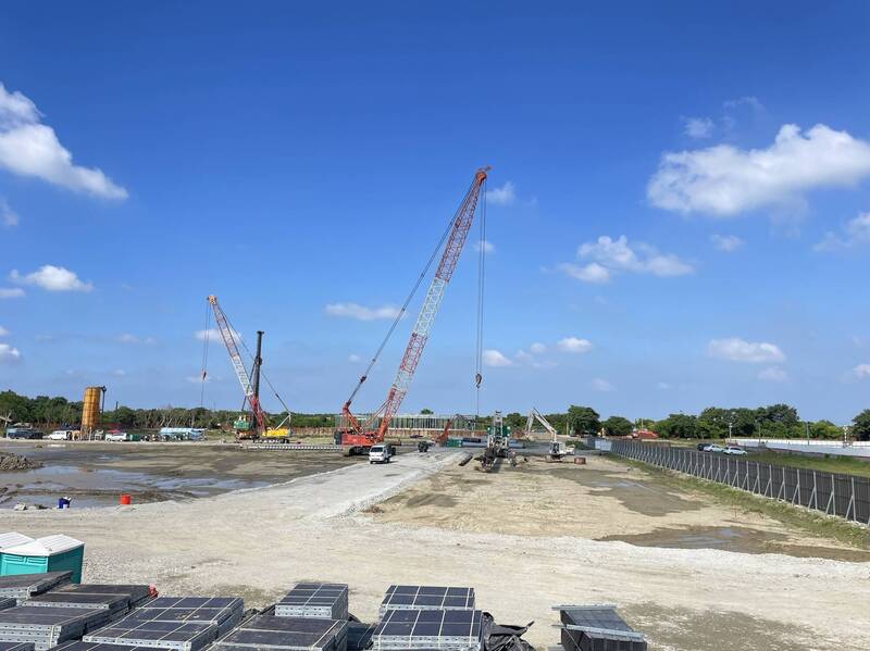 嘉義科學園區污水處理廠新建工程驚傳死亡工安意外。（南科管理局提供）