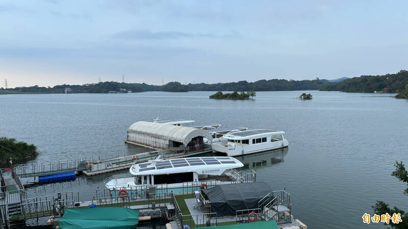 台南烏山頭水庫。（記者楊金城攝）