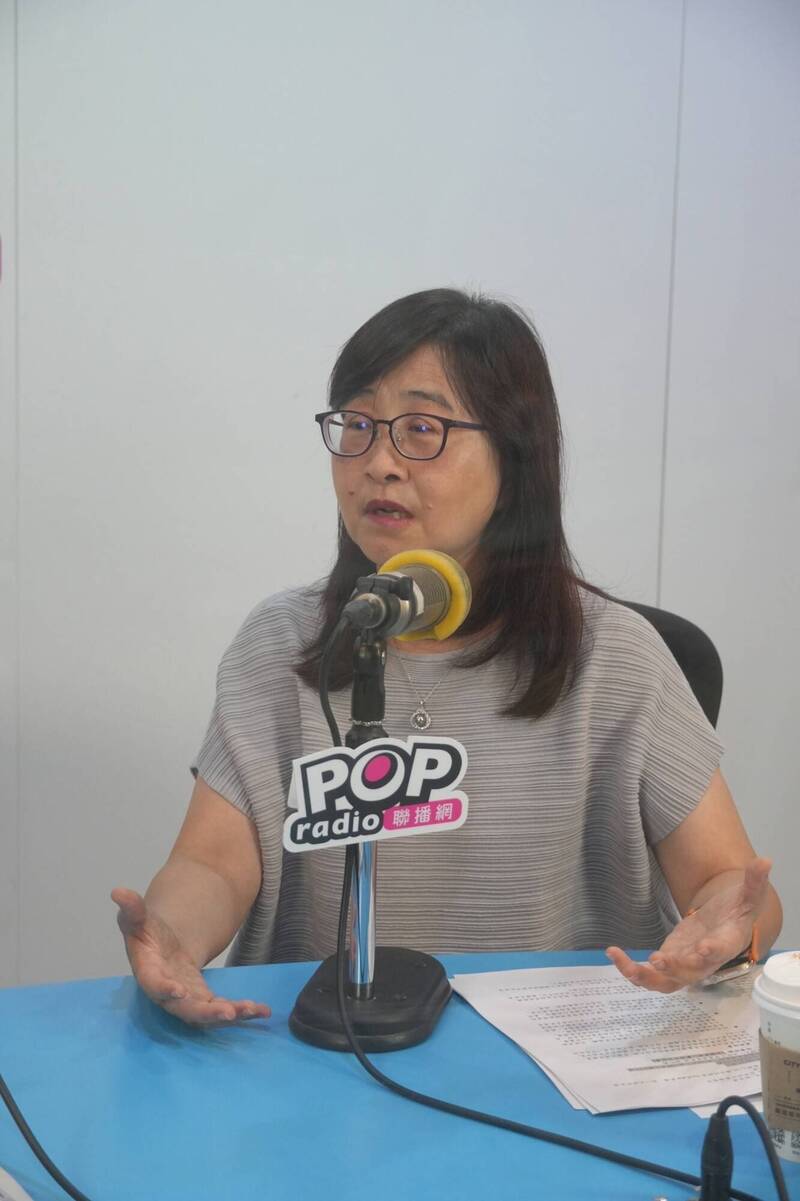 台北市副市長林奕華說明雙城論壇舉辦的準備。（POP Radio《POP搶先爆》 提供）