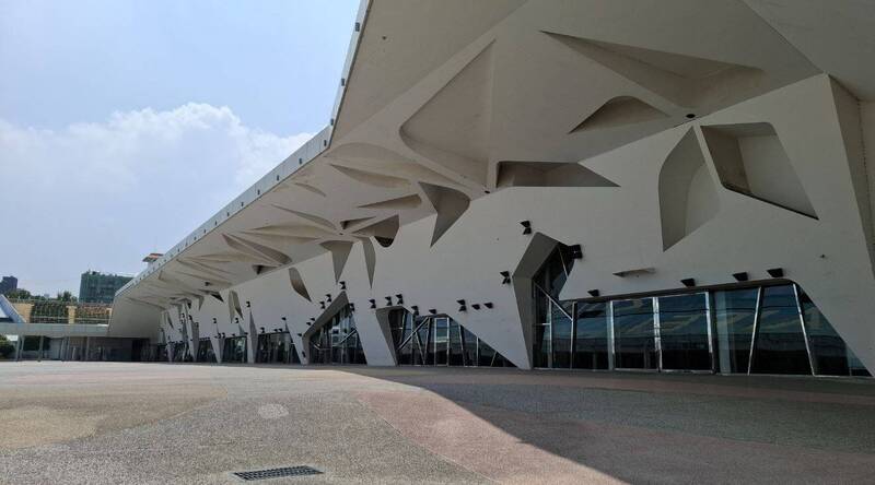 台北花博爭艷館依然屬於臨時建築。（取自財團法人台北市會展產業發展基金會官網）