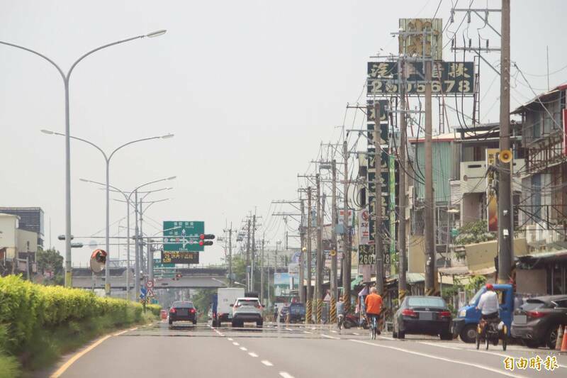 嘉义县水上乡俗称「三线路」地区。（资料照）