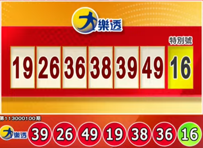 大樂透、49樂合彩開獎號碼。（擷取自三立iNEWS《全民i彩券》）