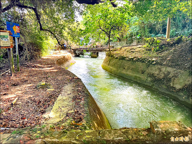 后里圳磚橋，被視為后里私房景點。（記者張軒哲攝）