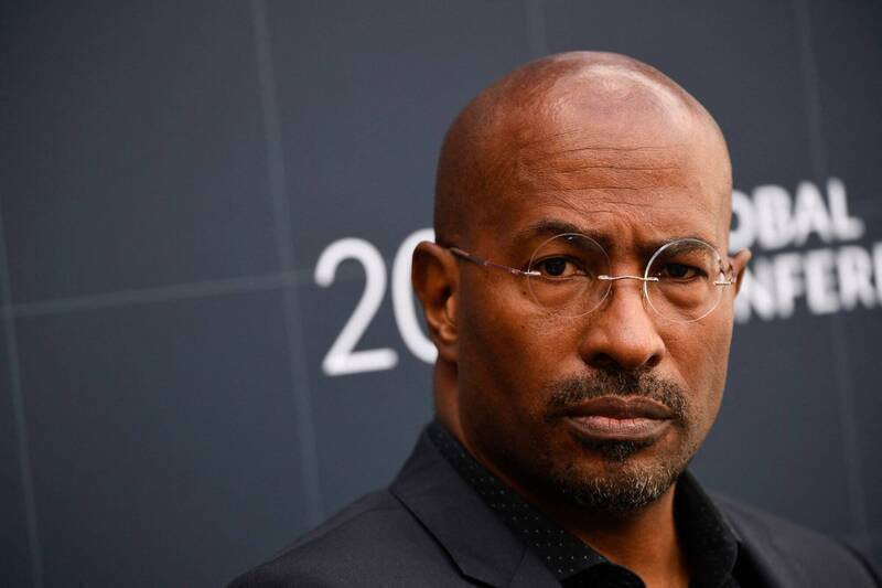 CNN政治评论员琼斯（Van Jones），对贺锦丽选情忧心忡忡。（法新社档案照）