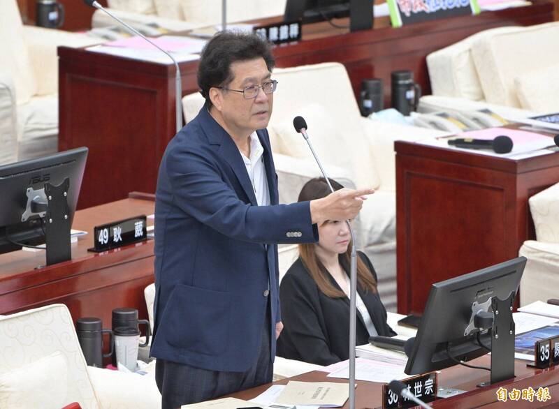 民進黨台北市議員林世宗。（資料照，記者田裕華攝）