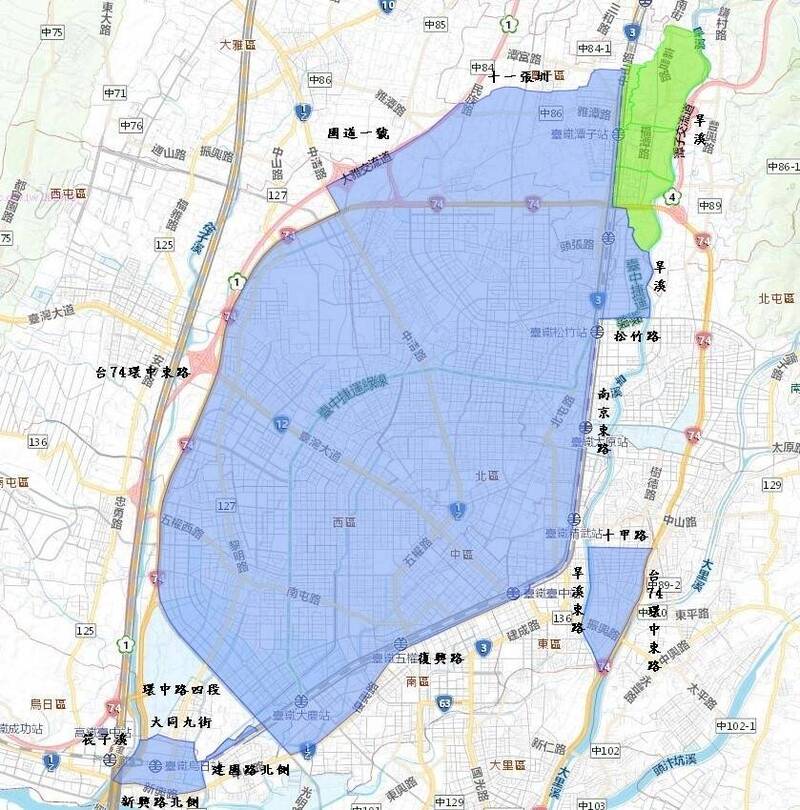 台水第四區處進行4處管線、減壓閥等工程，11月18日上午10時起停水36小時，11個行政區將將部分停水，停水及降壓戶數達22萬5324戶。（圖由台水提供）