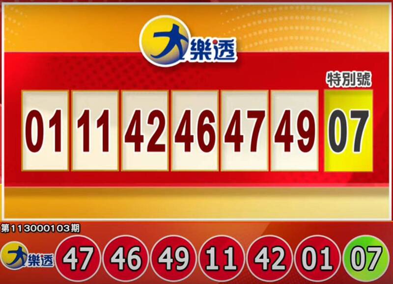 大樂透、49樂合彩開獎號碼。（擷取自三立iNEWS《全民i彩券》）