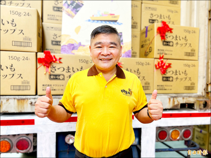 建立地瓜一條龍生產模式的蘇嘉益,獲選全國十大神農。(記者黃淑莉攝) 建立地瓜一條龍生產模式的蘇嘉益,獲選全國十大神農。(記者黃淑莉攝)