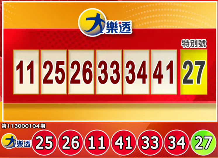 大乐透、49乐合彩开奖号码。（撷取自三立iNEWS《全民i彩券》）