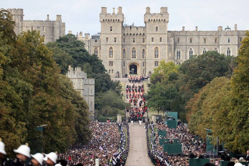 位于英国伦敦的温莎城堡（Windsor Castle）。（欧新社资料照）