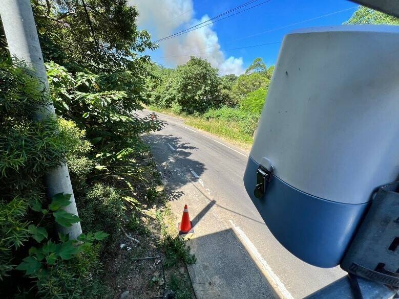 空品感測器、移動式指揮車建功，苗縣揪出紡織廠違規。（苗縣府環保局提供）