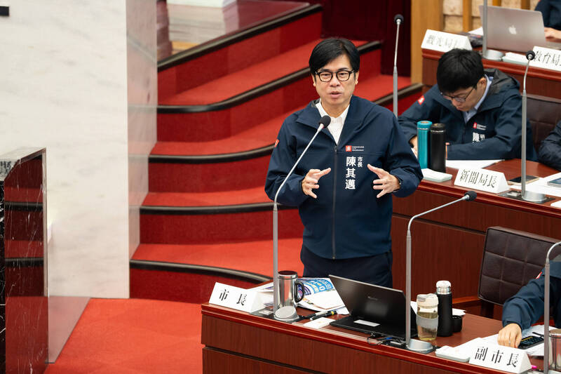 高雄市長陳其邁再度打包票，表示會做好做好。（記者葛祐豪翻攝）