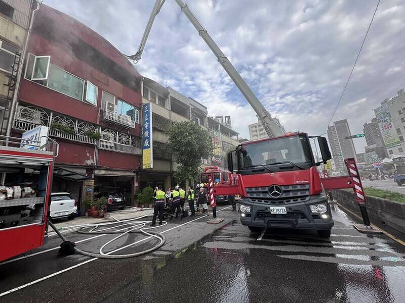 彰化市日前民宅火災，所幸住宅火災警報器大作，讓住戶順利逃生。 （消防局提供）