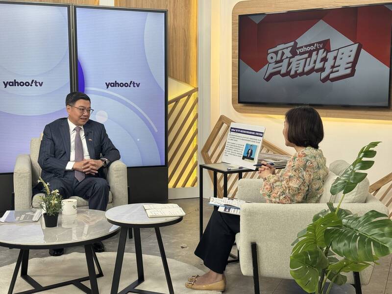 行政院長卓榮泰接受YahooTV《齊有此理》專訪今天播出。（圖由YahooTV《齊有此理》提供）