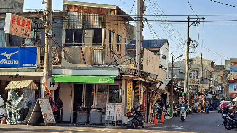 嘉義縣「地王」是朴子市這間店面。（圖由嘉義縣政府提供）