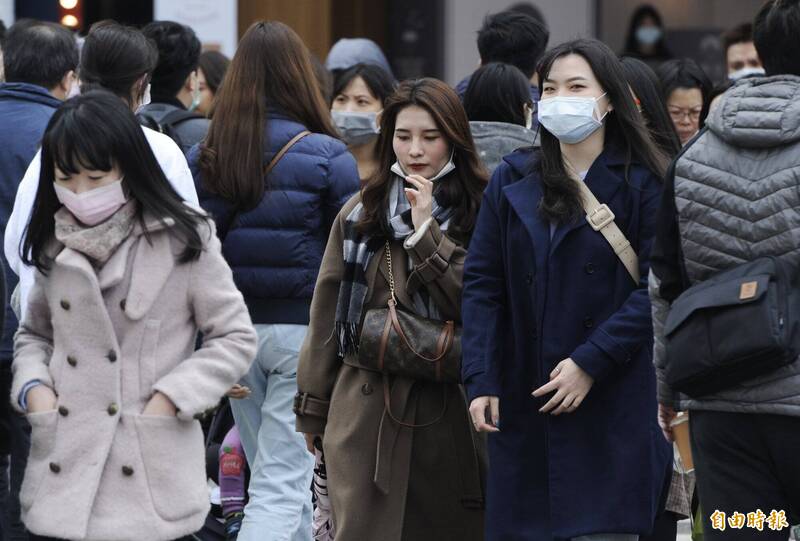 週五強冷空氣南下，週六至下週二，有達到首波「強烈大陸冷氣團」機率。（資料照）