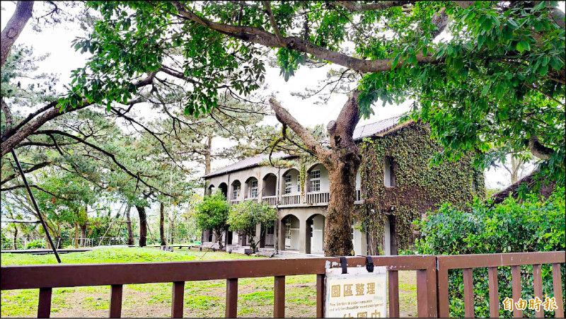 花蓮市美崙溪畔旁松園別館，今年九月起修館整修，預計明年一月重新開幕。（記者王錦義攝）